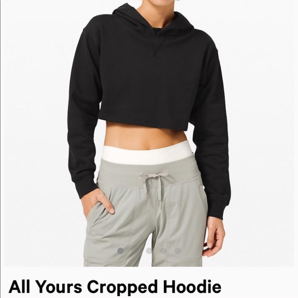 Lululemon All Yours Cropped Hoodie